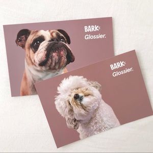 Glossier x Bark Dog Postcards